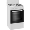 Miniatura prodotto Cucina CSG42009DW, (LxDxA) 50x50x85, Bianca, Forno a gas + grill, piano cottura a gas 4 zone, Coperchio in metallo