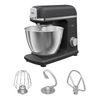 Miniatura prodotto Robot da cucina KM5-1-4BPT, Impastatrice planetaria, Potenza 1200W, Capacità 5L, 6 impostazioni, Nero