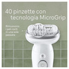 Miniatura prodotto Braun Silk-épil 9 9-011, Epilatore Elettrico Donna Per Una Epilazione Facile, Pelle Liscia a Lungo, Bianco/Argento