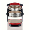 Miniatura prodotto 927 Pizzeria Ariete, Forno pizza doppio, 2300 W, 2 pietre refrattarie, 2 pizze in 4 minuti, 2 termostati, Diametro 32 cm, 5 livelli di cottura, 2 pale in acciaio inox, Rosso