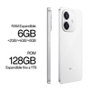 Miniatura prodotto OPPO A40 Smartphone, Fotocamera AI 50MP, Selfie 5MP, Display 6.67” 90HZ LCD HD+, 5100mAh, RAM 12 GB (6+6) + ROM 128GB, IP54, [Versione Italia], Starlight White