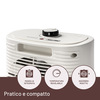 Miniatura prodotto Compact Air, Termoventilatore piccolo e potente, Stufetta Elettrica, 2000 W, maniglia integrata, temperatura regolabile, funzione antigelo, dispositivo di protezione dai surriscaldamenti