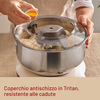 Miniatura prodotto CakeLover, Impastatrice Planetaria di 5L per Torte, Dolci, Pizza, Pane, Pasta – 1500 W, 6 Velocità, Ciotola in Acciaio Inox, Doppio Gancio, Fruste – Design Compatto, Ricettario Incluso