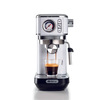 Miniatura prodotto 1381 Macchina da caffè con manometro, compatibile con caffè in polvere e cialde ESE, 1300 W, Capacità 1,1 L, 15 bar di pressione, Filtro ½ tazze, Dispositivo Cappuccino, Bianco