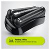Miniatura prodotto Braun Series 3 300 Rasoio Elettrico Barba, Nero/Verde Elettrico