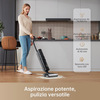 Miniatura prodotto H13ProNU Combo extra detergent, Scopa Lavapavimenti Wet&Dry con soluzione detergente aggiuntiva inclusa, Lavaggio a Spazzola 60 °C, 30 min di Asciugatura ad Aria Calda, 18.000 Pa