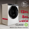 Miniatura prodotto Hoover H-WASH&DRY 700, Lavasciuga, 12/8kg, Classe A/E, 1400 giri, Bianco, H7D 4128MBC-S