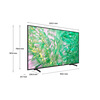 Miniatura prodotto Samsung TV Crystal UHD 4K 55” UE55DU8070UXZT Smart TV Wi-Fi Black 2024, Processore Crystal 4K, 4K Upscaling, AirSlim Design, OTS Lite