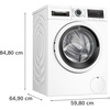 Miniatura prodotto WNA144V0IT Serie 4 Lavasciuga 9/5 kg 1400 rpm Classe E/B