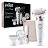 Miniatura prodotto Braun Silk-épil 9 Flex 9-360 3D, Epilatore Elettrico Donna Per Epilazione Semplice, Bianco/Rosa