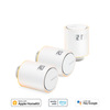 Miniatura prodotto Set 3 Valvole Termostatiche Intelligenti Aggiuntive per il Termostato Intelligente e per il Kit di base per riscaldamento centralizzato