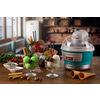 Miniatura prodotto 643 Ice Cream Maker Party Time, Macchina per fare il gelato, 12W, Capacità 1,5 L, Cestello estraibile con doppio isolamento, Tempo preparazione 30 minuti, Coperchio per aggiunta ingredienti, Azzurro
