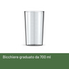 Miniatura prodotto Imetec frullatore a Immersione FrullaFacile, Gambo XL, Lame in Acciaio Inox, Funzionamento a Impulsi, Bicchiere Graduato da 700 ml BPA Free, 800 W