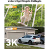 Miniatura prodotto Imou Crusier DUAL 6MP (3MP+3MP) Telecamera Wi-Fi Esterno Doppio Obiettivo, 360°PTZ Videocamera Sorveglianza Esterno con Visione Notturna a Colori, Rilevamento Umano/Veicoli, IP66, Tracciamento Intelligente, 2,4ghz