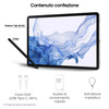 Miniatura prodotto Samsung Galaxy Tab S8 Tablet Android 11 Pollici 5G RAM 8 GB 128 GB Tablet Android 12 Silver [Versione italiana] 2022