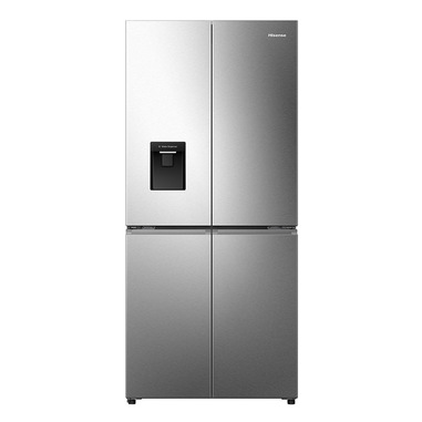 Frigorifero americano HISENSE RQ5P470SMIE, Sistema Multi Flow: Sì; raffreddamento frigorifero: No Frost; congelatore: Frost, Capacità netta totale 460 l, Rumorosità: 37 dB(A), Dispenser acqua, Dimensioni: L 79,4 cm A 178,5 P 69,8 cm, Inox, Classe E