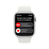 Miniatura prodotto Watch Series 8 GPS 45mm Cassa in Alluminio color Argento con Cinturino Sport Band Bianco - Regular