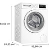 Miniatura prodotto WAN24008II Serie 4 Lavatrice a carica frontale 8 kg 1200 rpm Classe A