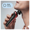 Miniatura prodotto Braun Series 6 61-R1200s Rasoio Elettrico Uomo Con Accessorio Rifinitore Di Precisione EasyClick, SensoFlex, Wet&Dry, Ricaricabile, Rasoio A Lamina Senza Fili, Rosso