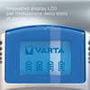 Miniatura prodotto Varta LCD charger AA & AAA (Batterie ricaricabili NiMH incl. 4x AA 2600 mAh accu & AC adattatore & 12 V adattatore & cavo USB),Grigio