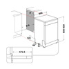 Miniatura prodotto Lavastoviglie a libera installazione Hotpoint Ariston HFC 3C26 CW X