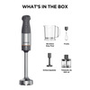 Miniatura prodotto Kenwood Triblade XL+ HBM60307GY Mixer a immersione 1000W con accessori Grigio