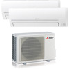 Miniatura prodotto Mitsubishi Electric Dualsplit 9000+9000BTu MXZ-2HA40VF + MSZ-HR25VFK + MSZ-HR25VFK condizionatore fisso