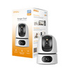 Miniatura prodotto Imou Ranger DUAL 6MP (3MP+3MP) Telecamera WiFi Interno con Doppia Lente, 360°PTZ Telecamera da Interno, Rilevamento Umano, Tracciamento Intelligente, Visione Notturna a Colori, Modalità Privata 2,4ghz