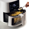 Miniatura prodotto 4630 Friggitrice ad aria 9L, 1500 W, Capacità 9L, Capacità di cottura 3,5kg, 8 programmi preimpostati, Temperatura fino a 200°, Cestello trasparente per controllo cottura, Bianco