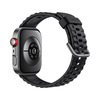 Miniatura prodotto WATCH FIT 4 Pro, vetro zaffiro, cassa in titanio e cinturino nero. Fino a 10 giorni di autonomia e compatibile con iOS e Android.