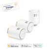 Miniatura prodotto Set 3 Valvole Termostatiche Intelligenti Aggiuntive per il Termostato Intelligente e per il Kit di base per riscaldamento centralizzato