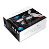 Miniatura prodotto Doppio specchio da borsetta luce led 7x e naturale per trucco Bianco