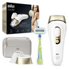 Miniatura prodotto Braun Silk expert Pro 5 PL5154 Epilatore A Luce Pulsata Donna, Per La Rimozione Permanente Dei Peli Visibili A Casa Tua, Bianco/Oro