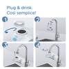 Miniatura prodotto BRITA Sistema filtrante dell'acqua ON TAP Pro V-MF con 1x filtro (600L) - per acqua priva di batteri al 99,99% & gusto migliore