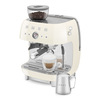 Miniatura prodotto Smeg Macchina da Caffè Espresso Manuale con macinacaffè integrato 50's Style – Panna LUCIDO – EGF03CREU