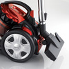 Miniatura prodotto 2753 J-Force - Aspirapolvere senza sacco - Tecnologia multiciclonica - Tubo telescopico - Filtro Hepa - Cavo 5 metri - 700 Watt - Rosso e Nero