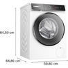 Miniatura prodotto WGB24400IT Serie 8 Lavatrice a carica frontale 9 kg 1400 rpm Classe A