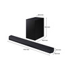 Miniatura prodotto Samsung Soundbar HW-Q700D/ZF Serie Q, 9 Speaker, Wireless Dolby Atmos, Audio a 3.1.2 Canali, Q-Simphony, Compatibile con Alexa e Google Assistant, Titan Black 2024
