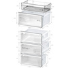Miniatura prodotto KGN367LDF Serie 4 Frigorifero combinato da libera installazione 186 x 60 cm Metal look Classe D