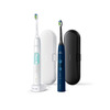Miniatura prodotto Philips Sonicare ProtectiveClean 5100 4500 series Spazzolini Elettrico Sonici, con custodia da viaggio, confezione da 1 Spazzolino Bianco e 1 Spazzolino Blu HX6851/34