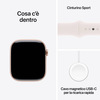 Miniatura prodotto Watch Serie 10 GPS + Cellular 46mm Cassa in Alluminio color Oro Rosa con Light Blush Sport Band - M/L