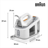 Miniatura prodotto Carestyle 3 Ferro da stiro con caldaia IS3132WH