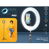 Miniatura prodotto Selfie Ring Pro - Universale Anello led con treppiede da 1.60m per riprese video e selfie