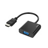 Miniatura prodotto Cavetto adattatore ingresso HDMI/ uscita VGA F + Jack 3.5 mm F, Full HD 1080P, nero