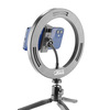 Miniatura prodotto Selfie Ring - Universale Treppiede con anello led luminoso per riprese video e selfie