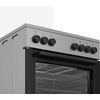 Miniatura prodotto FBE62120XD cucina a libera installazione inox, 60x60cm, piano gas, forno elettrico ventilato, grill elettrico, 66 Lt, Сlasse A