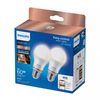 Miniatura prodotto Philips LED Lampadina Smart Dimmerabile Luce Bianca Calda Attacco E27 60W Goccia 2Pezzi