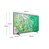 Miniatura prodotto Samsung TV Crystal UHD 4K 65” UE65DU8070UXZT Smart TV Wi-Fi Black 2024, Processore Crystal 4K, 4K Upscaling, AirSlim Design, OTS Lite
