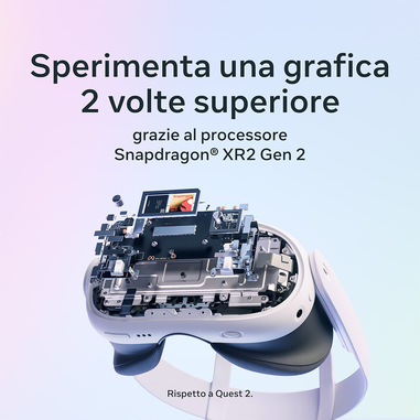Meta Quest 3 512 GB | Visore VR - 30% in più di risoluzione