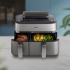 Miniatura prodotto Airfryer doppio cestello con cottura a vapore, friggitrice ad aria da 9.0L, 19 metodi di cottura, App per ricette, NA555/00